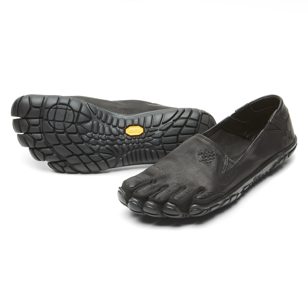 Vibram Fivefingers CVT-Leather Bayan 5 Parmak Ayakkabı Siyah,TQ6895431